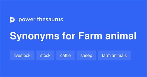 farm animals synonym|Farm Animals synonyms .